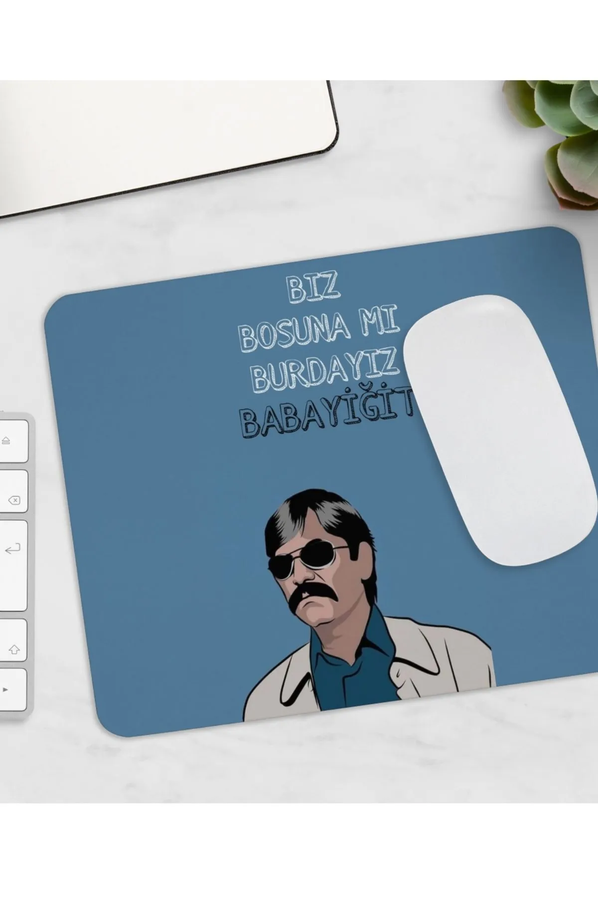 Kurtlar Vadisi Pala Biz Boşuna Mı Burdayız BabaYiğit Baskılı Gamer Oyuncu Bilgisayar Mouse Pad